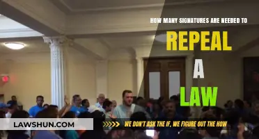 Understanding the Signature Requirements to Repeal a Law Effectively