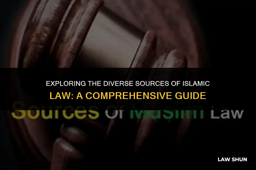 how many sources of islamic law