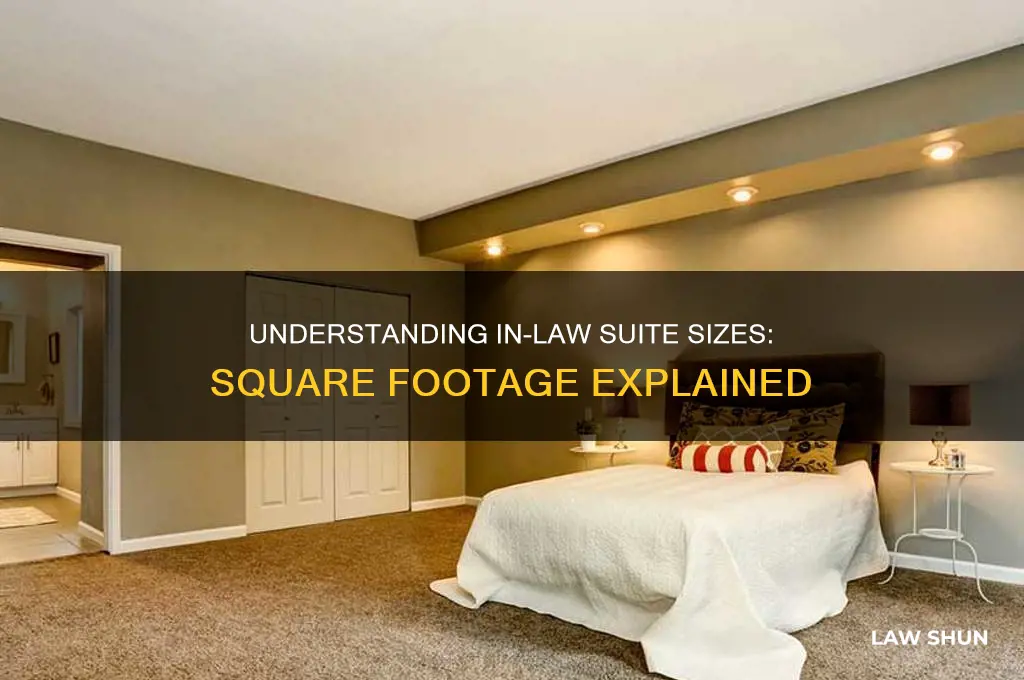 how many square foot is an in law suite
