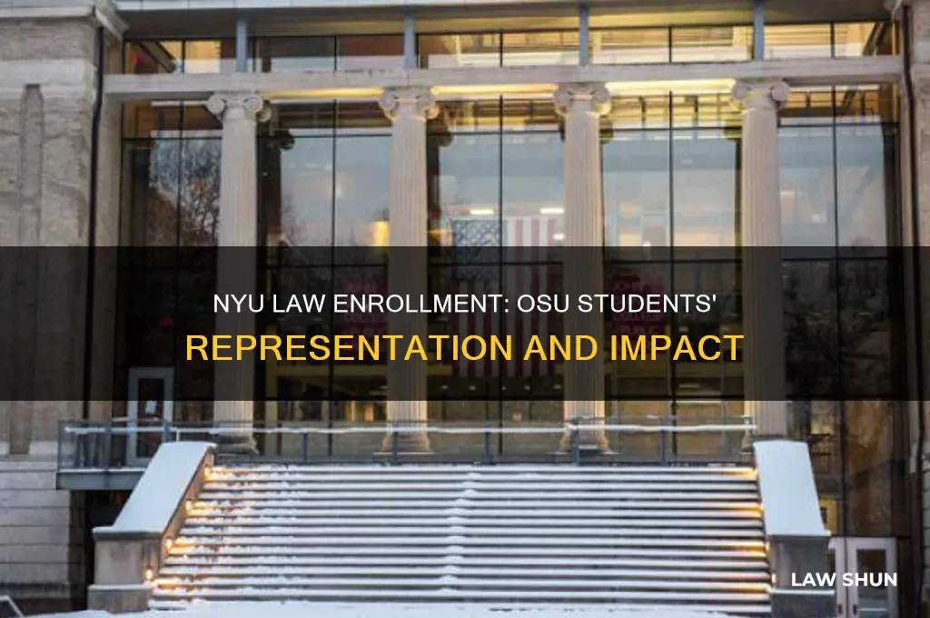 how many students in nyu law from osu