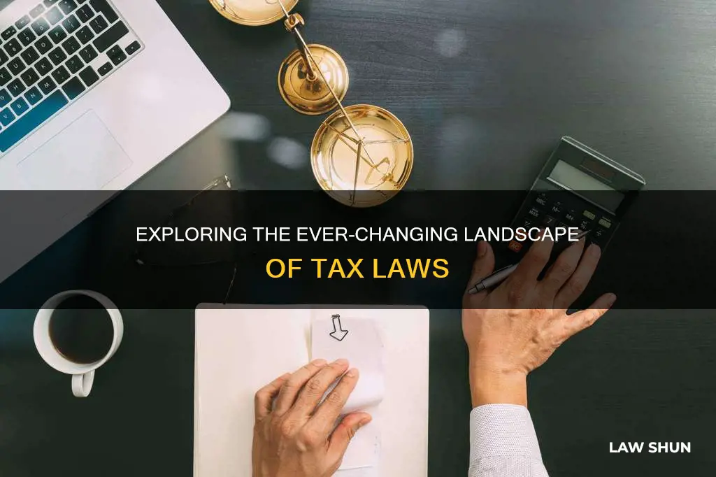 how many tax laws exist