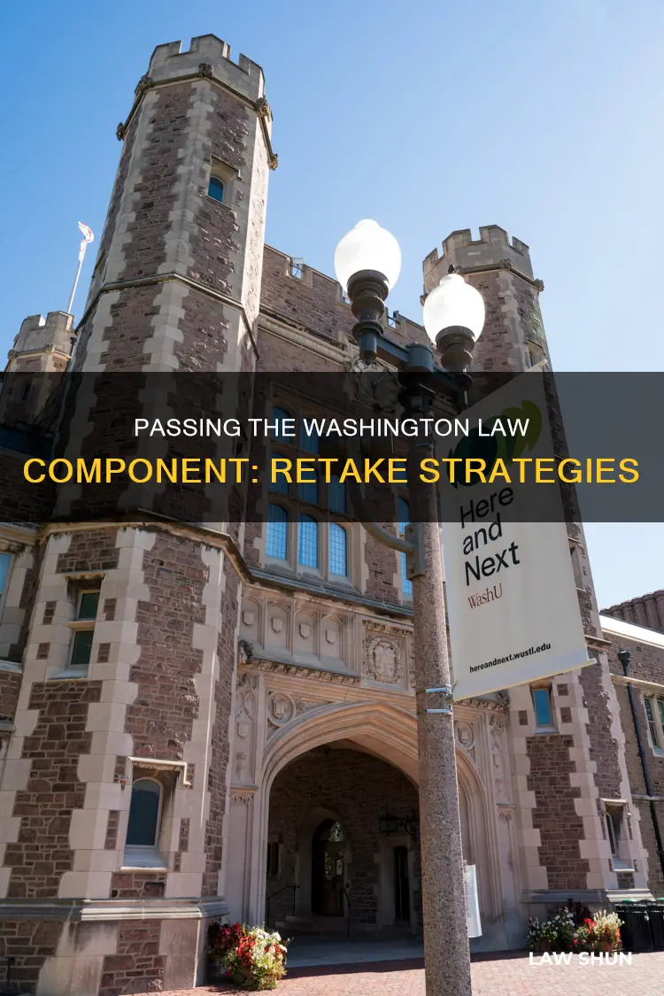 how many times can you take the washington law component