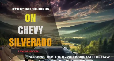 Lemon Law Claims for Chevy Silverado: How Many Attempts Are Allowed?