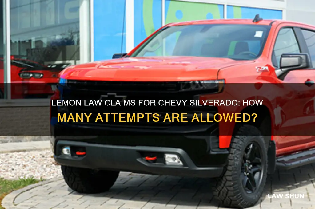 how many times for lemon law on chevy silverado
