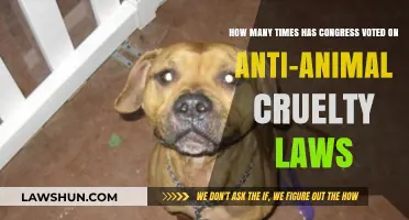 Congressional Votes on Anti-Animal Cruelty Laws: A Historical Overview