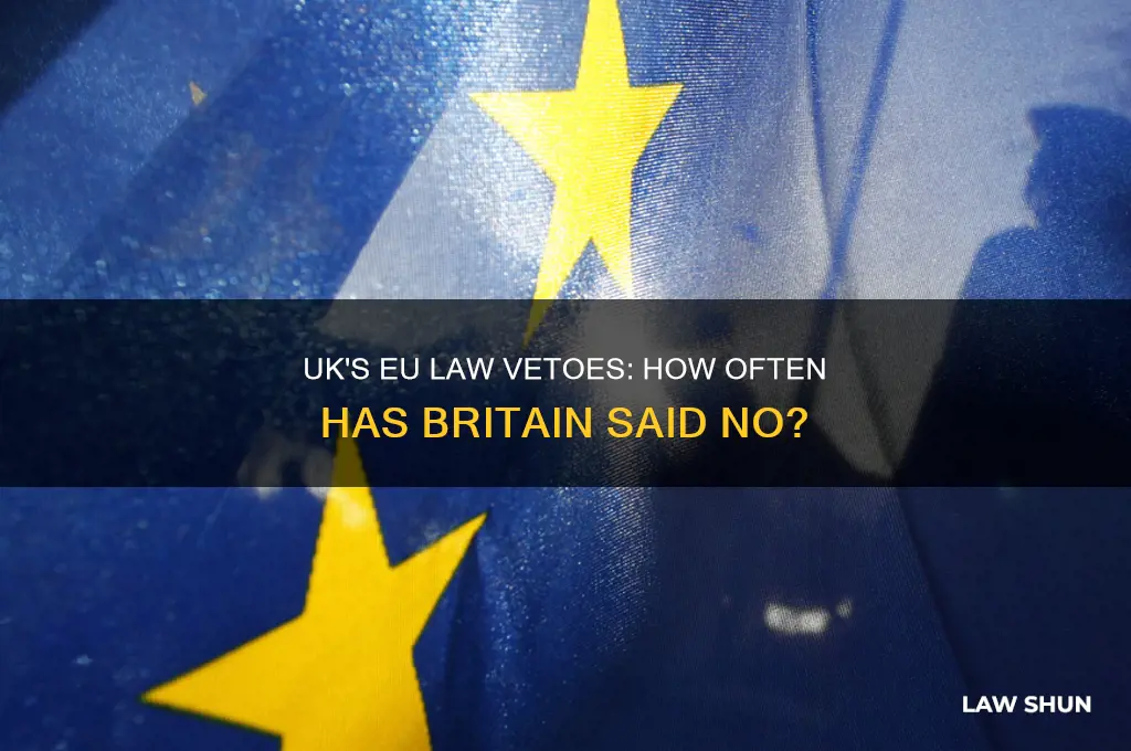 how many times has uk voted against eu laws