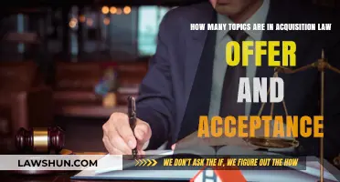Understanding Key Topics in Acquisition Law: Offer and Acceptance Explained