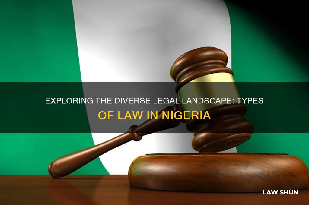 how many types of law do we have in nigeria