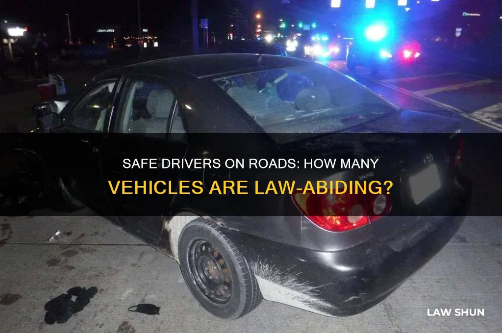 how many vehicles are operated by safe law-abiding drivers