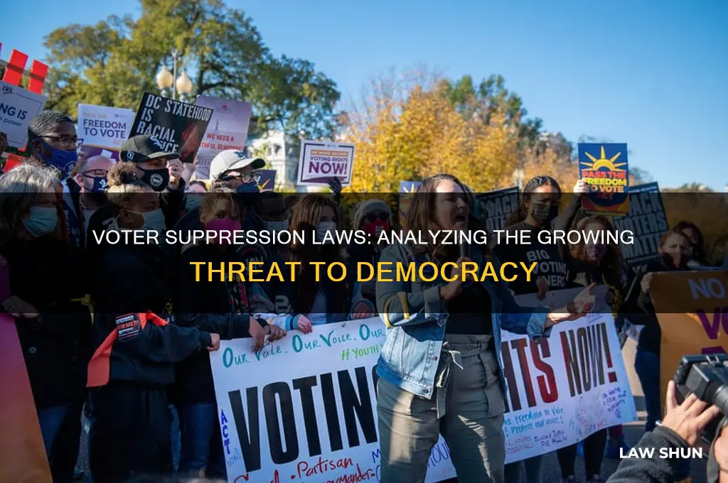 how many voter suppression laws