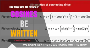 Exploring the Law of Cosines: Multiple Ways to Write it
