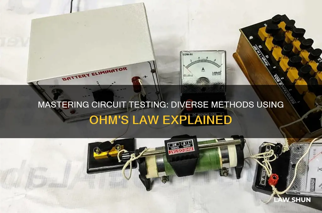 how many ways to check a circuit with ohm