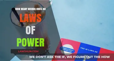 Unveiling the Word Count of the 48 Laws of Power