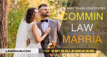 Years to Achieve Common Law Marriage