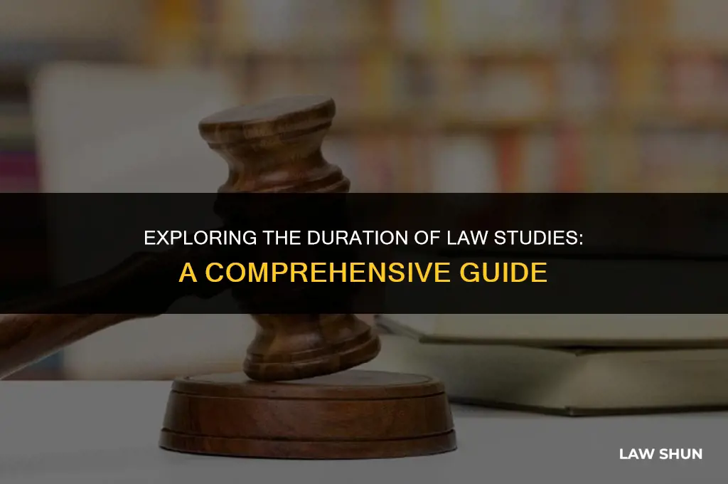 how many years course for law