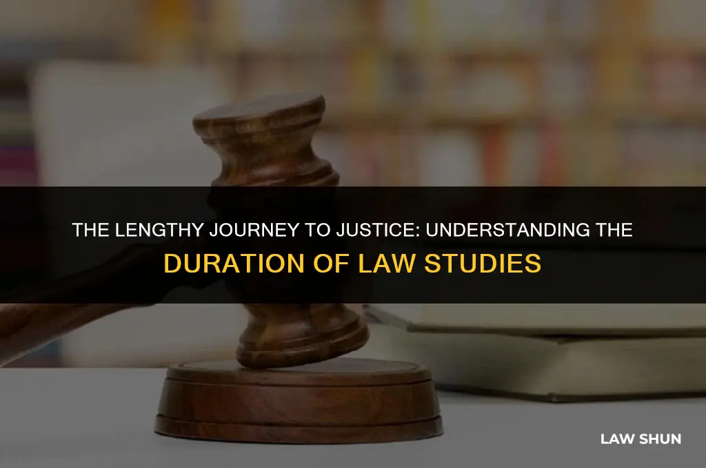 how many years does law take