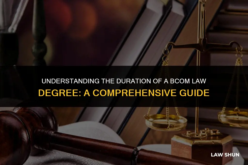 how many years is bcom law