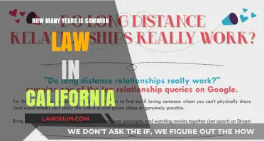 Common-Law Marriage in California: How Many Years?