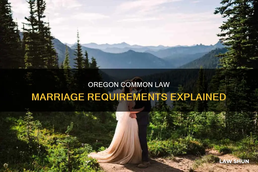 how many years is common law marriage in oregon