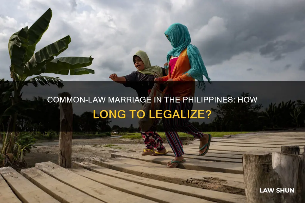 how many years is considered common law marriage in philippines