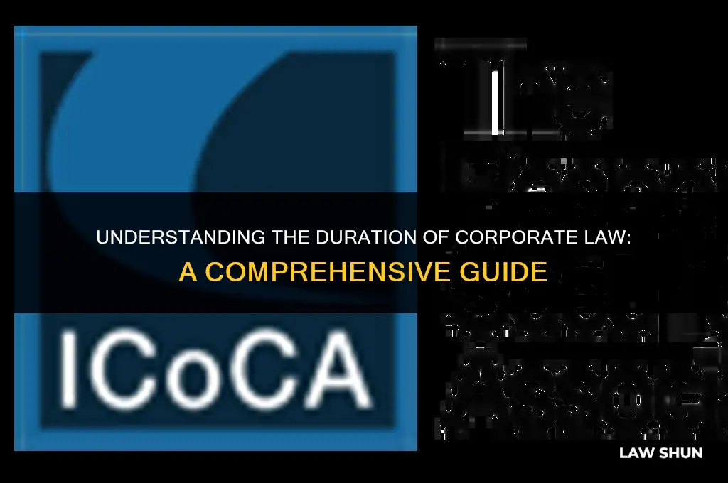how many years is corporate law