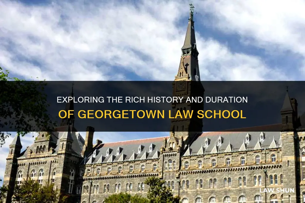 how many years is georgetown law