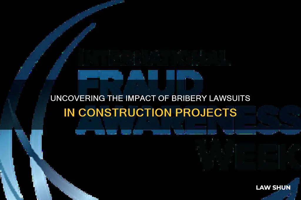 how mbribe law suits are in construction