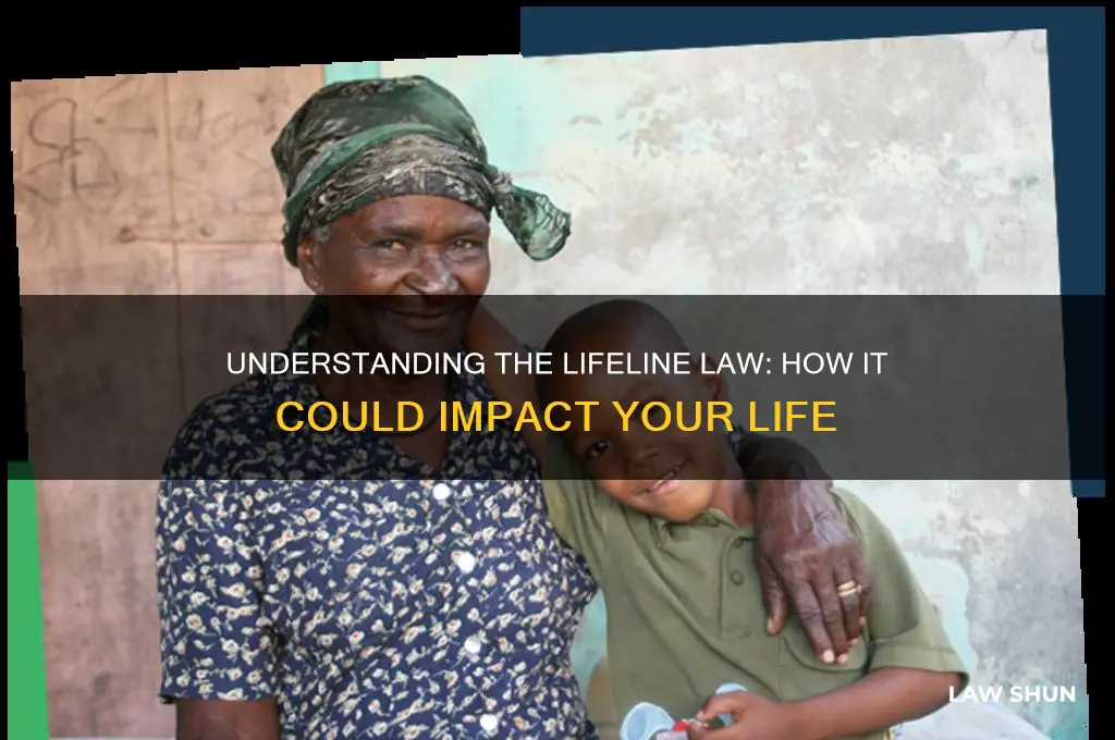 how might the lifeline law affect me