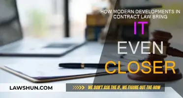 Contract Law: Modern Advancements, Closer Connections