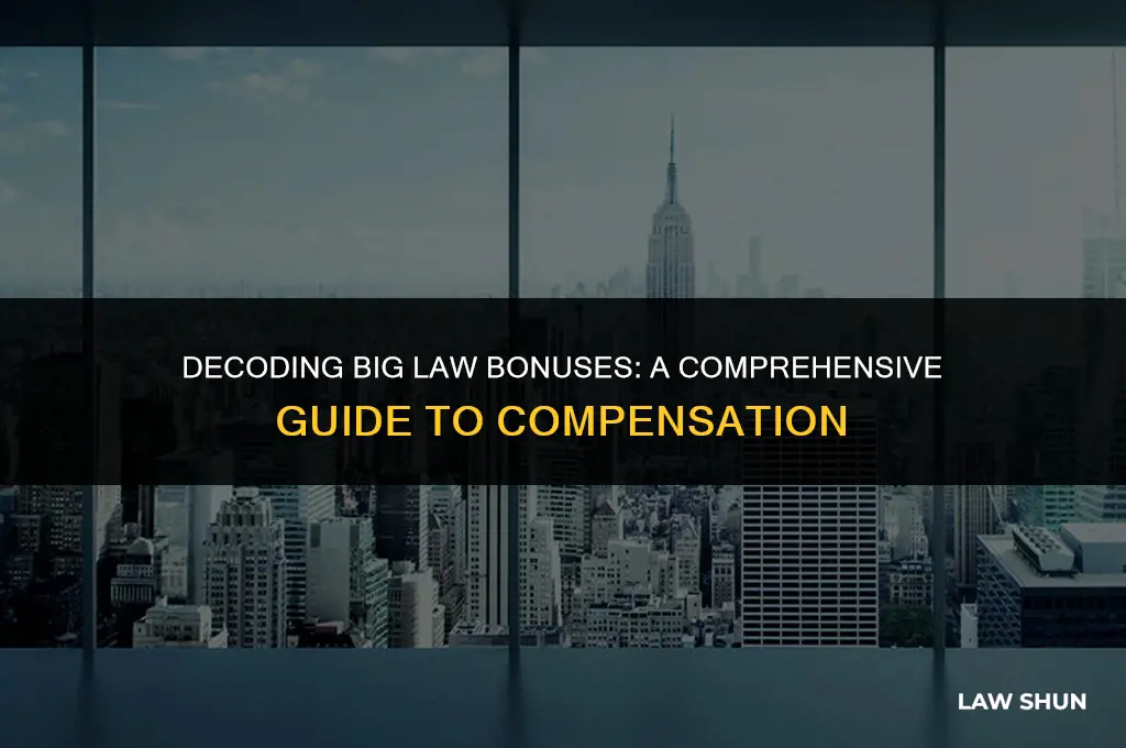 how much are big law bonuses