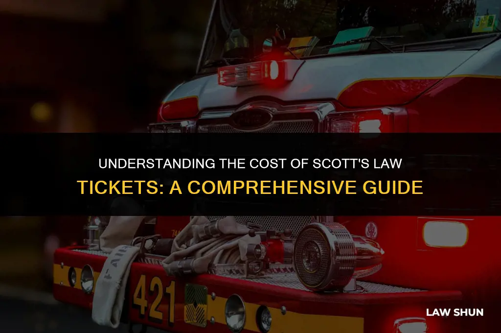 how much are scotts law tickets