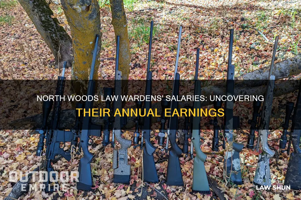 how much are the wardens in north woods law paid