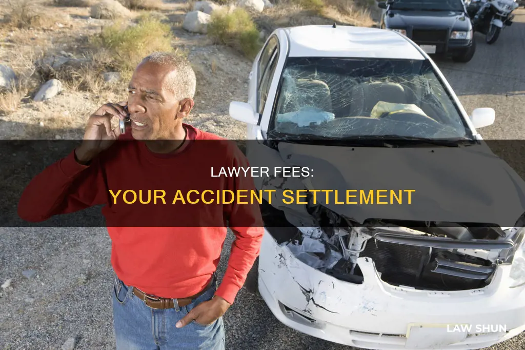 how much can a lawer take from an accident settlement