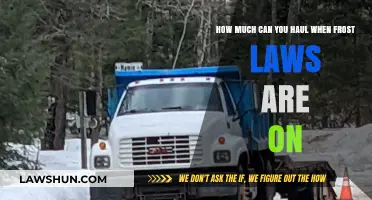Hauling Limits During Frost Laws: Understanding Weight Restrictions