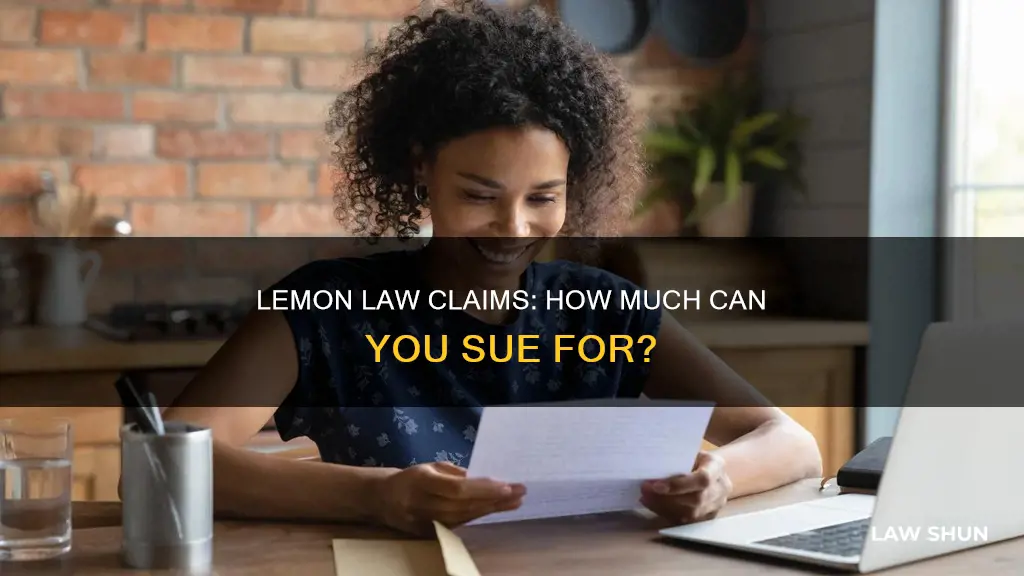 how much can you sue for lemon law