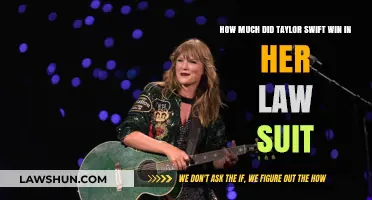 Taylor Swift's Legal Victory: How Much Did She Win?