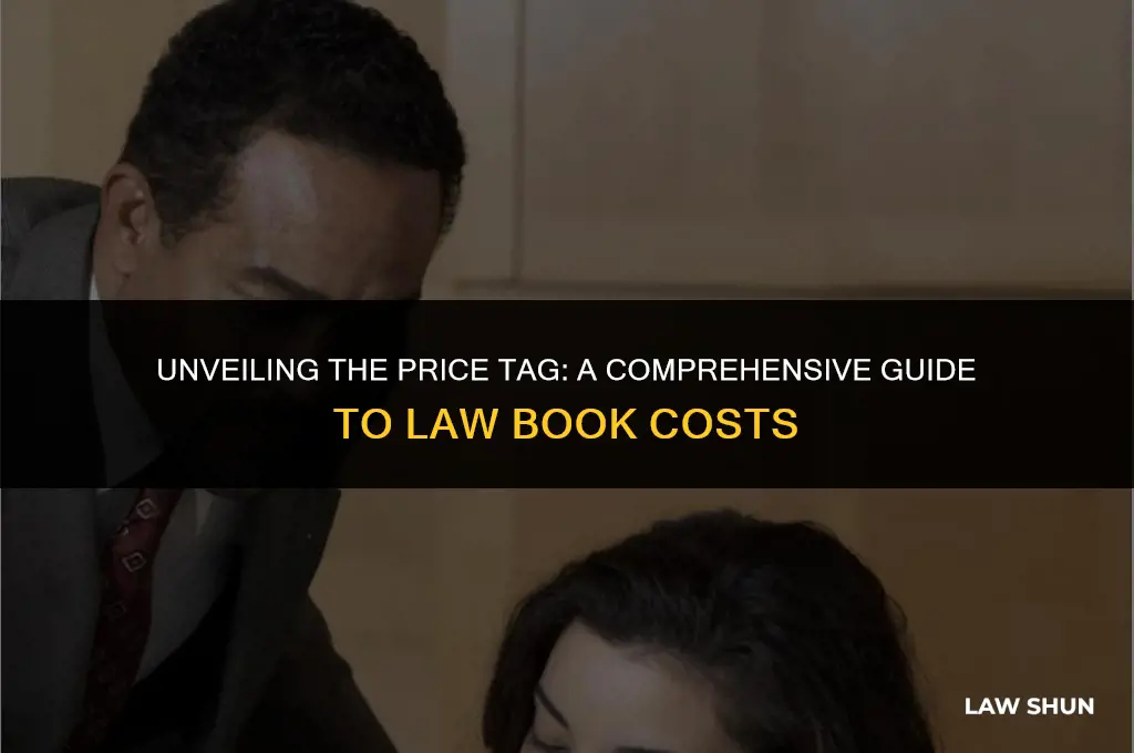 how much do law books cost