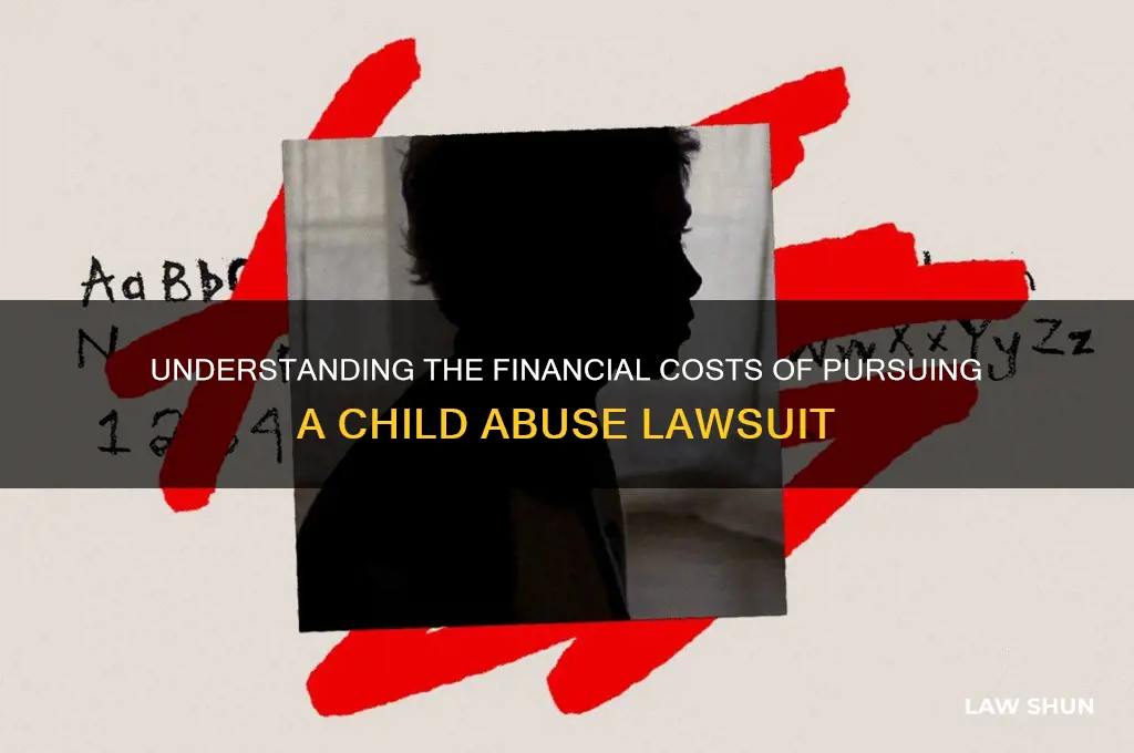 how much does a child abuse law suit cost