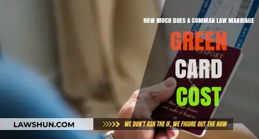 Common Law Marriage Green Card Cost: What to Expect