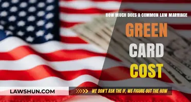 The Cost of Obtaining a Green Card Through Common-Law Marriage