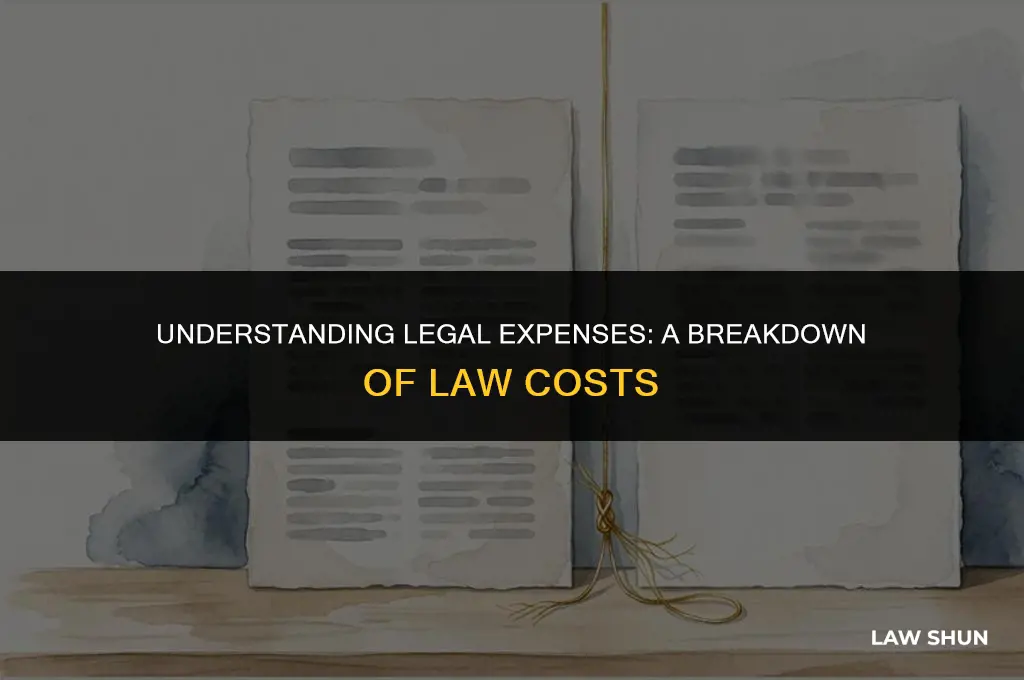 how much does a law cost