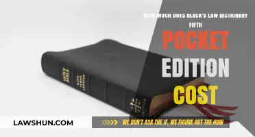 Black's Law Dictionary Fifth Pocket Edition: Current Price Guide