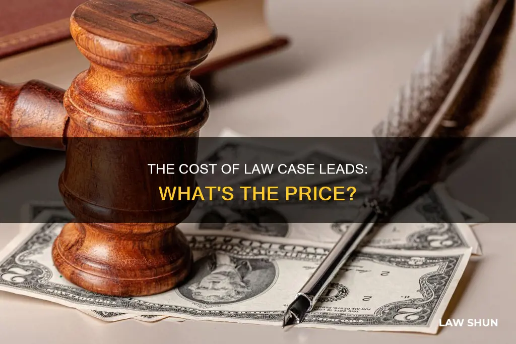 how much does it cost for law case leads