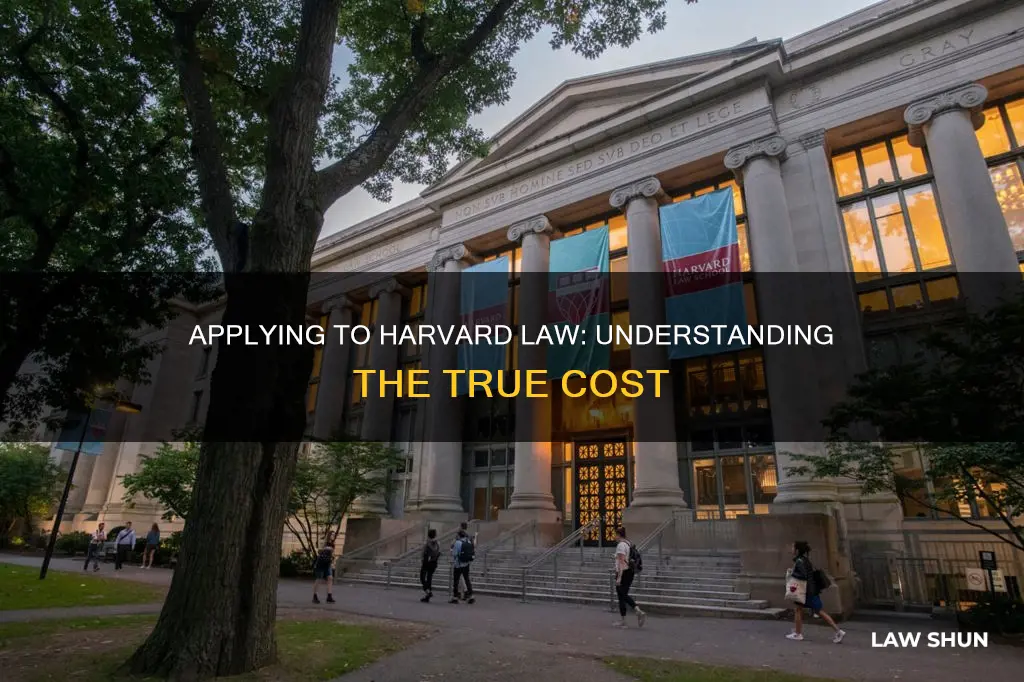 how much does it cost to apply to harvard law