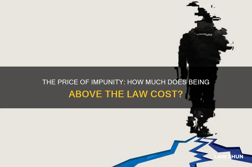 how much does it cost to be above the law