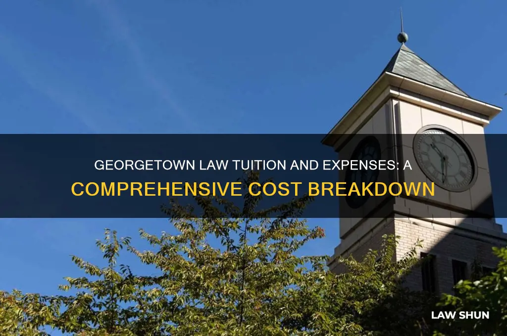 how much does it cost to go to georgetown law