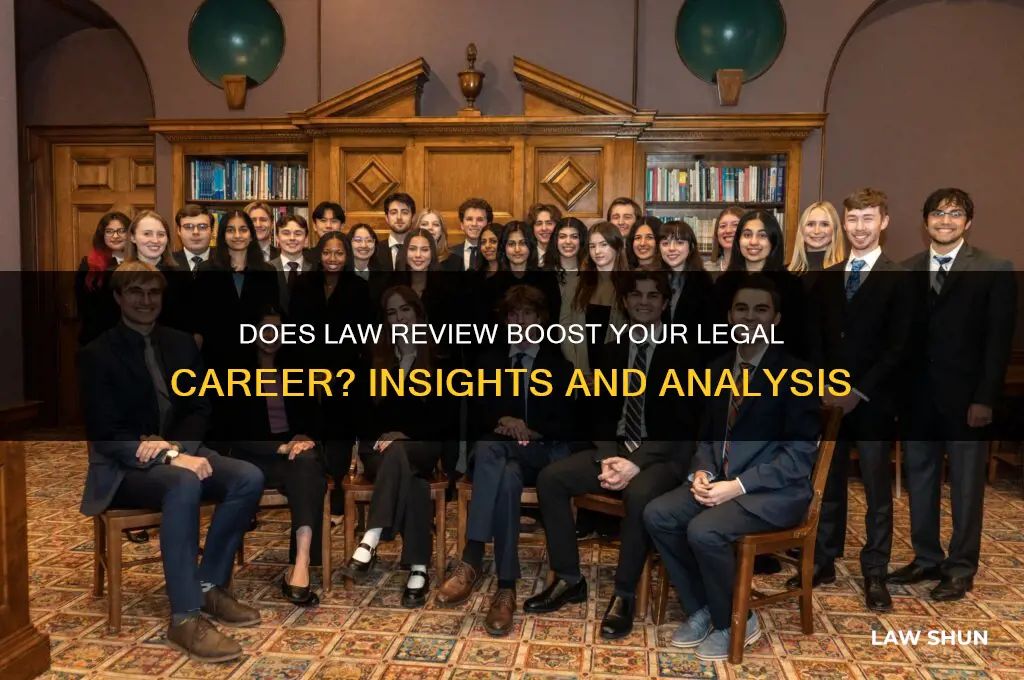how much does law review help