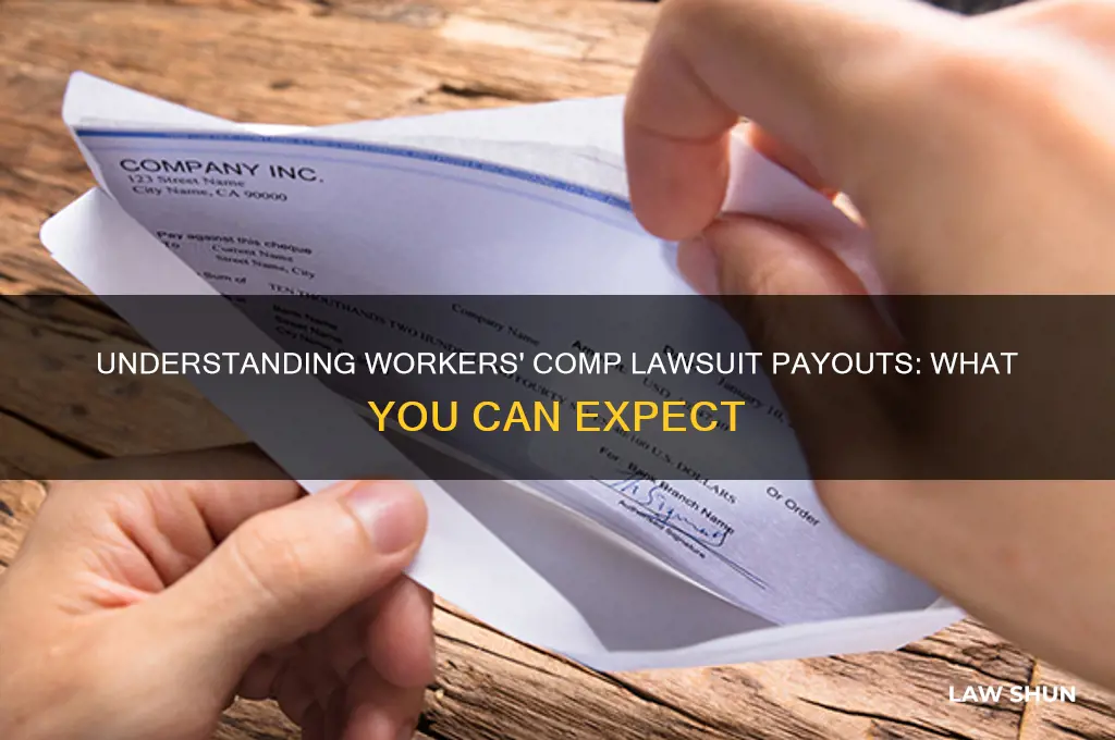 how much does workers comp law suit pay
