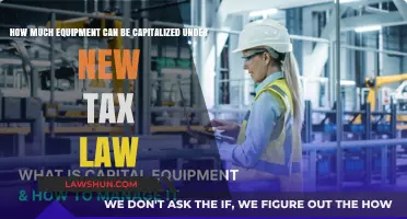 New Tax Law: Capitalizing Equipment Expenses