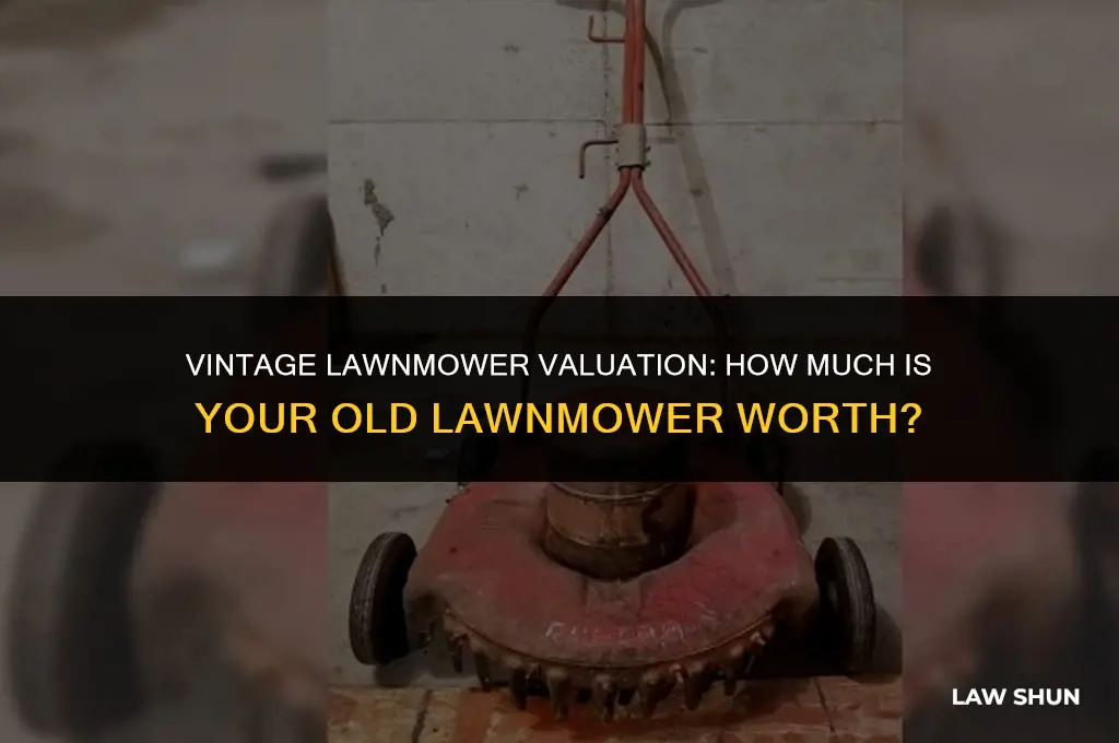 how much for old law mower